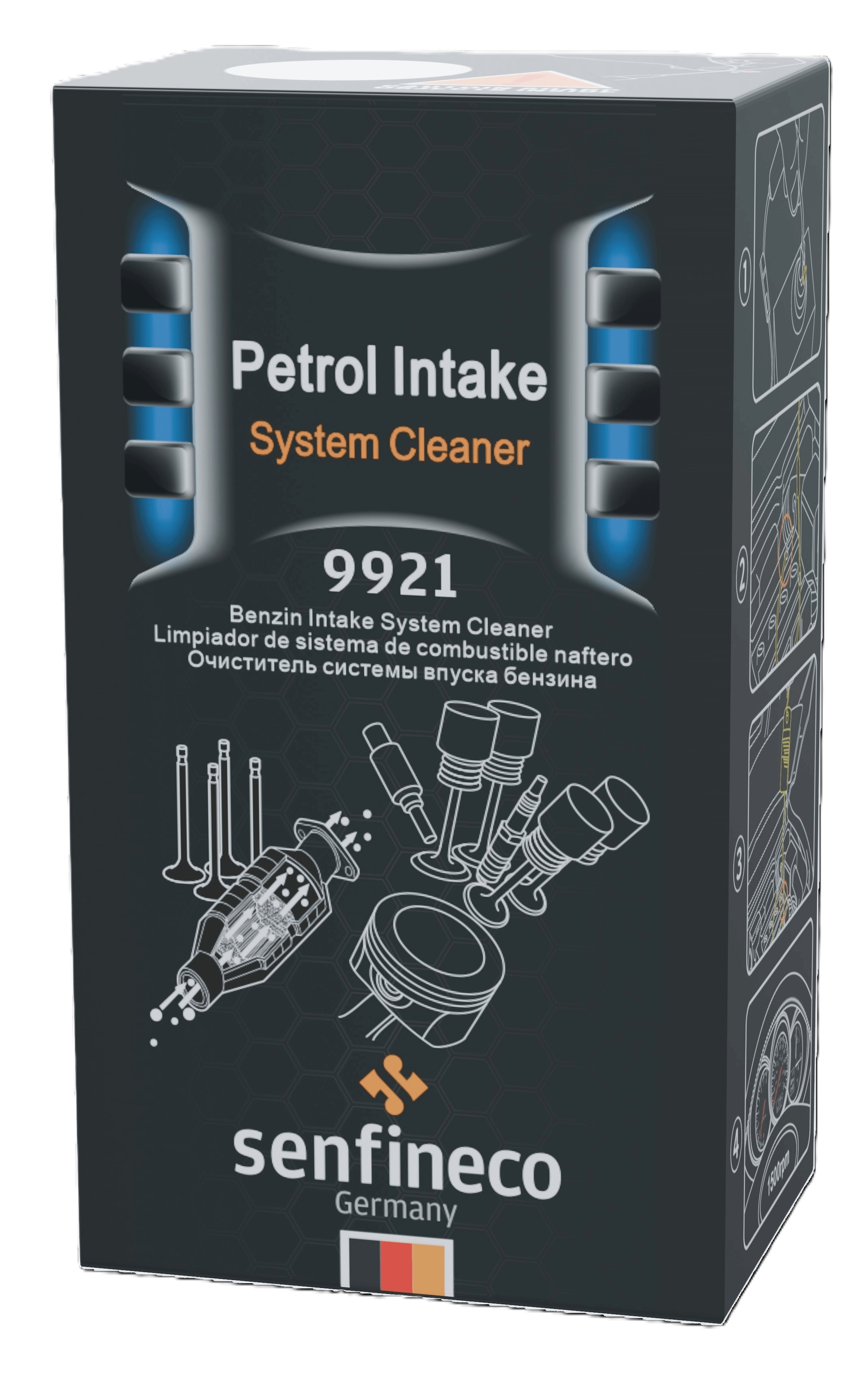 Petrol Intake System Cleaner منظف نظام سحب البنزين والهواء والكتلايزر