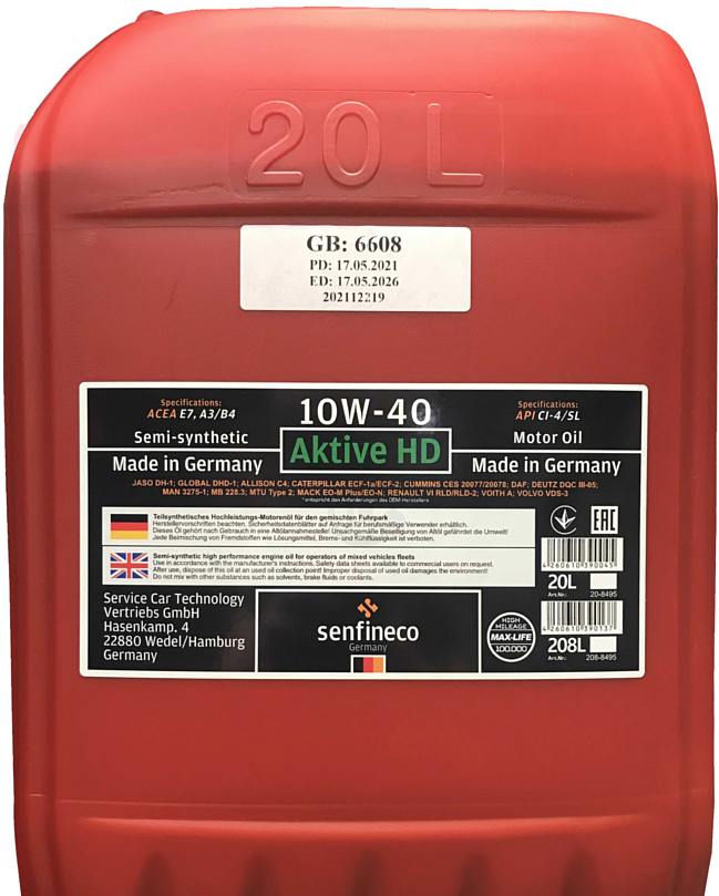 Senfineco Aktive HD 10W40 